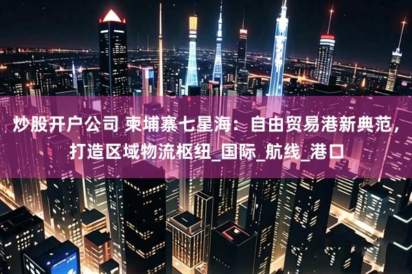 炒股开户公司 柬埔寨七星海：自由贸易港新典范，打造区域物流枢纽_国际_航线_港口